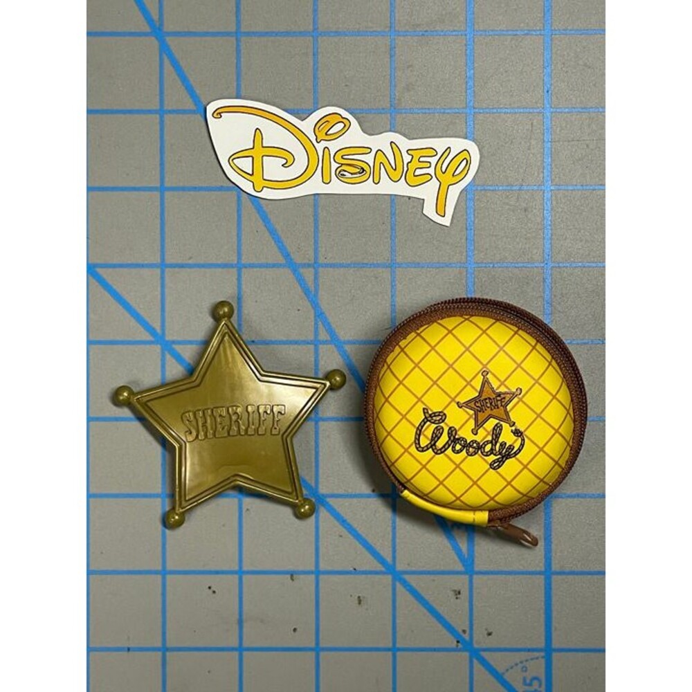 Disney Pixar Toy Story Woody Lot Sheriff Toy Accessory Prop Miniso Earphone Case